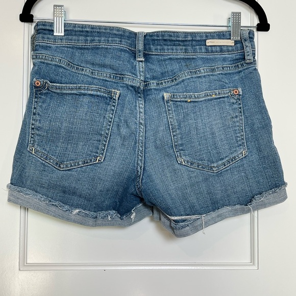 Pilcro and the Letterpress Slim Boyfriend Distressed Cuffed Shorts (27) - Picture 2 of 3